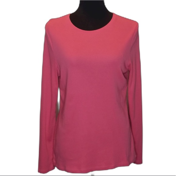 Talbots Tops - Pink Talbots LongSleeve Tee.   092